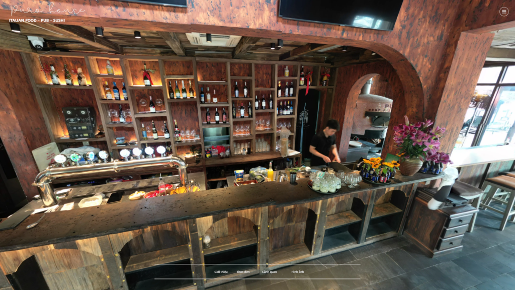 Công nghệ VR360 Tour giúp trải nghiệm khách hàng chân thực hơn.