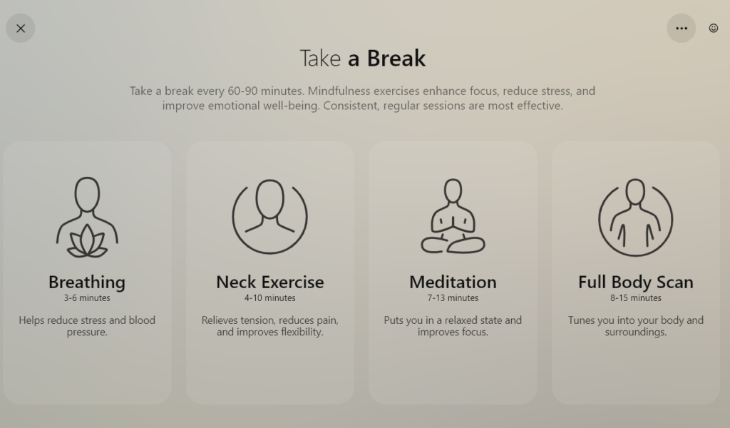 Các bài tập thư giãn của Opera Air