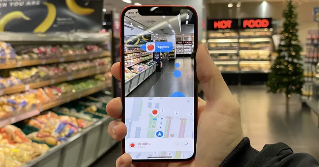 AR Navigation hỗ trợ di chuyển trong trung tâm thương mại