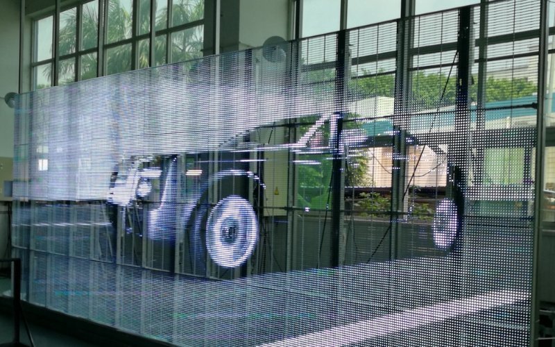 Màn hình LED trong suốt ấn tượng