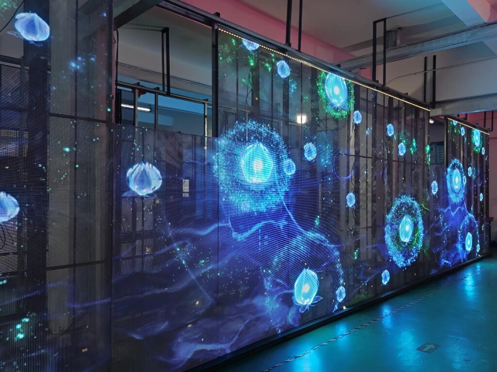 màn LED trong suốt