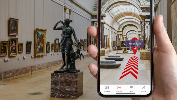 Dẫn đường thông minh trong bảo tàng (AR Navigation)